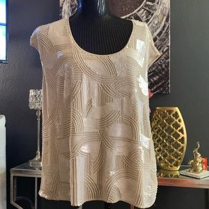 🎉HOST PICK🎉 Boston Proper Embellished Front Top